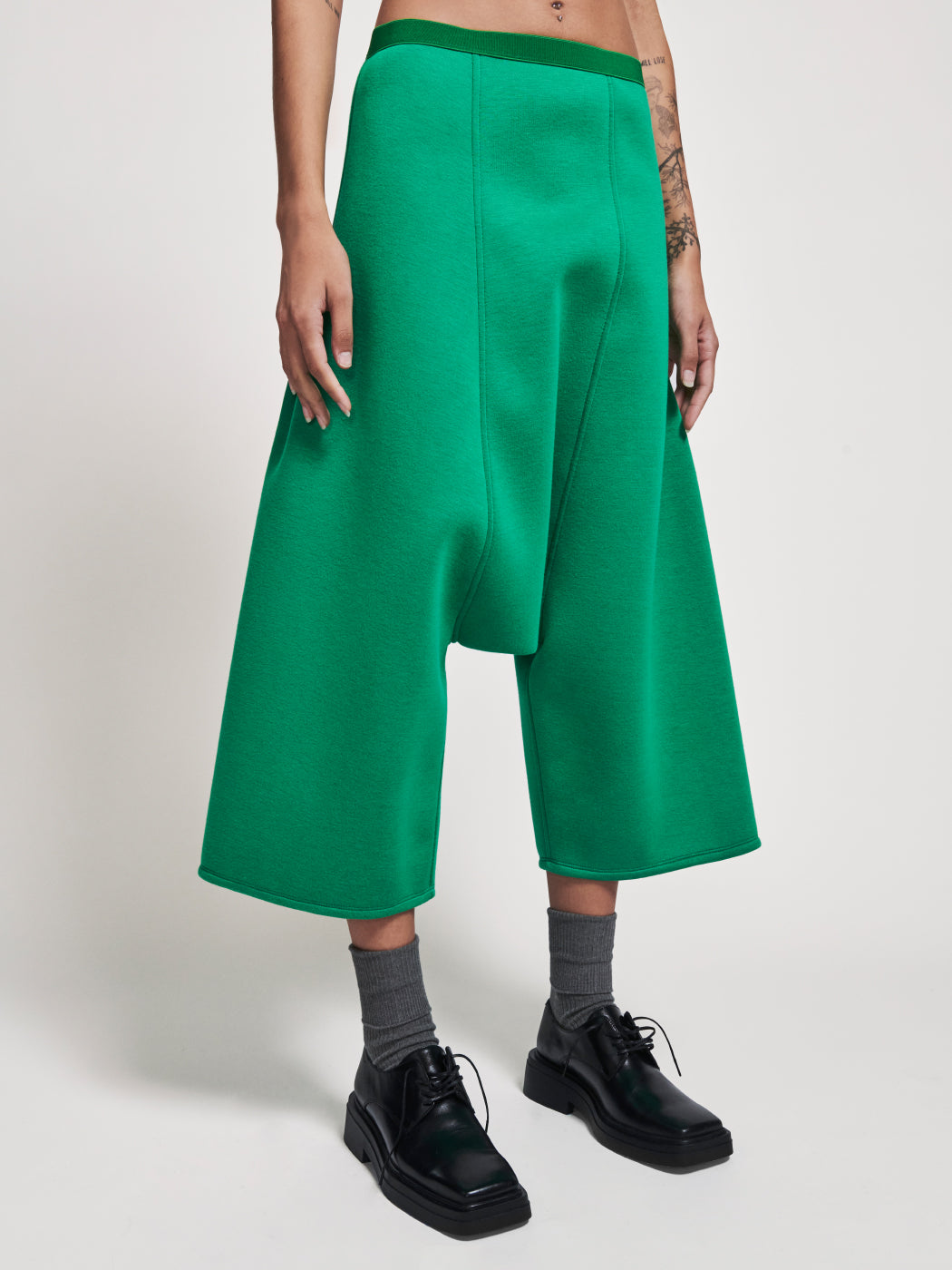 Drop Crotch Pant Emerald – NOT by Jenny Lai