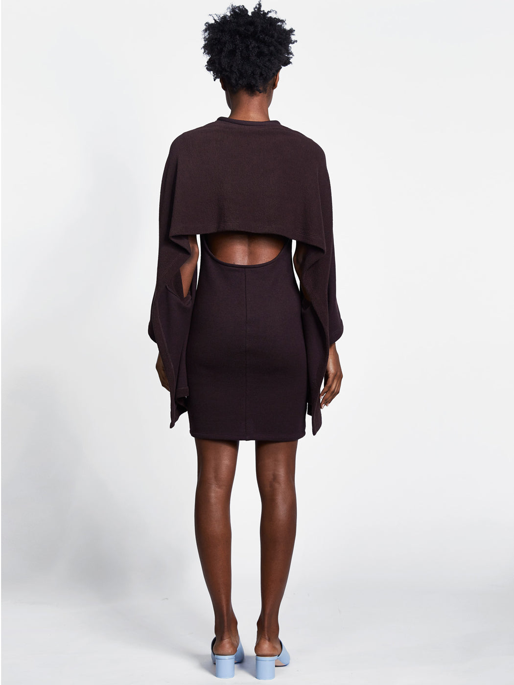 Shawl Sleeve Dress L Shawl Sleeve Dress L
