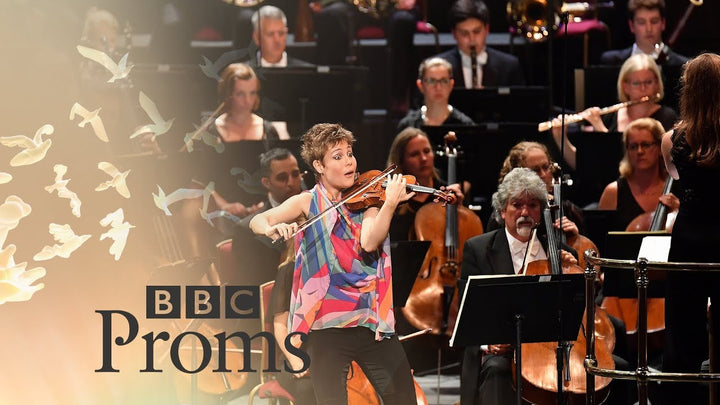 Violinist Leila Josefowicz performs at BBC PROMS