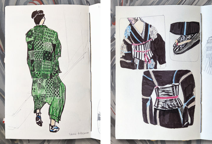 Inside Designer's Sketchbook: Tokyo Street Style