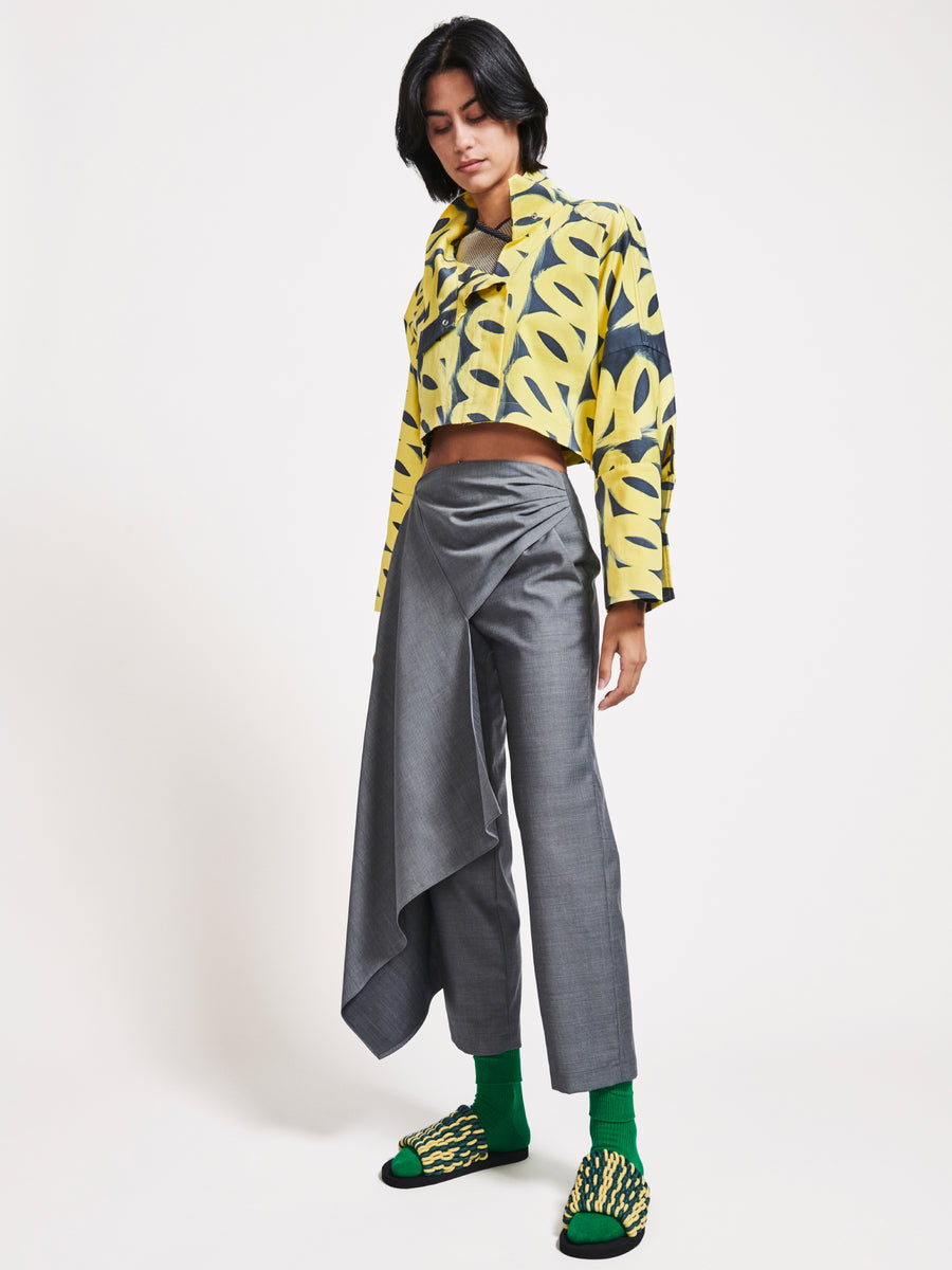 Tilt Cropped Jacket Loop