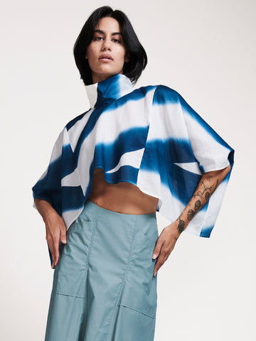 Horizontal Top Funnel Blue/White