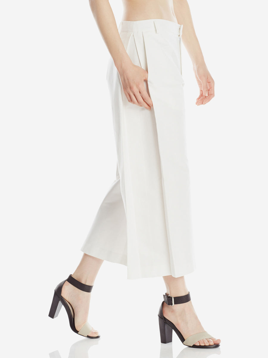 Side Pleat Pants White – NOT by Jenny Lai
