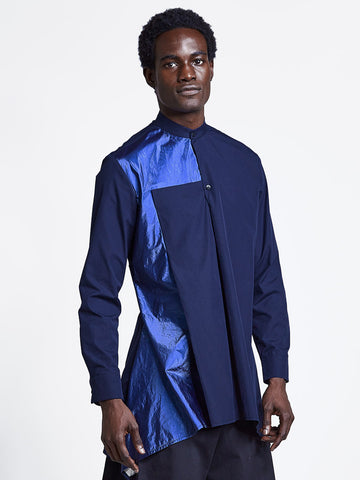 Pleat Pocket Shirt Long