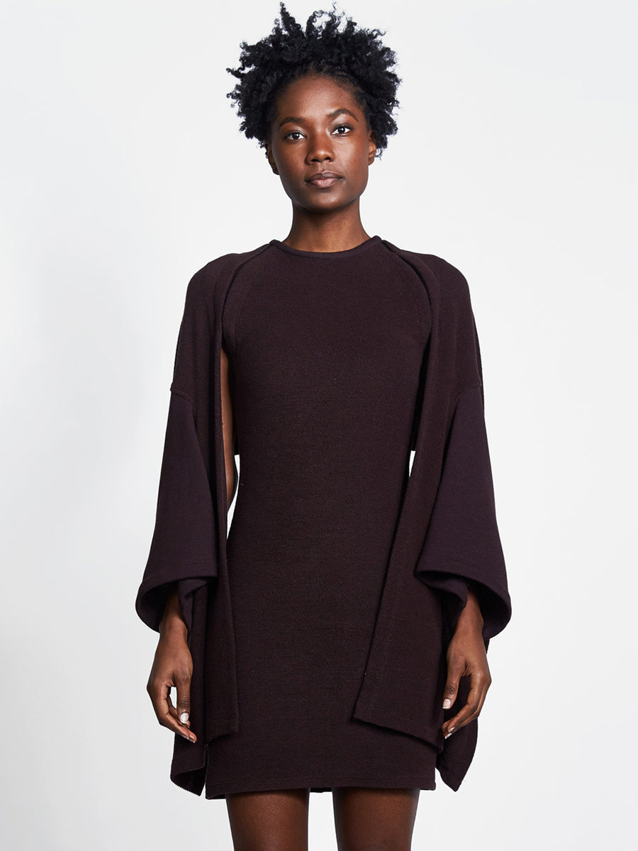 Shawl Sleeve Dress L Shawl Sleeve Dress L