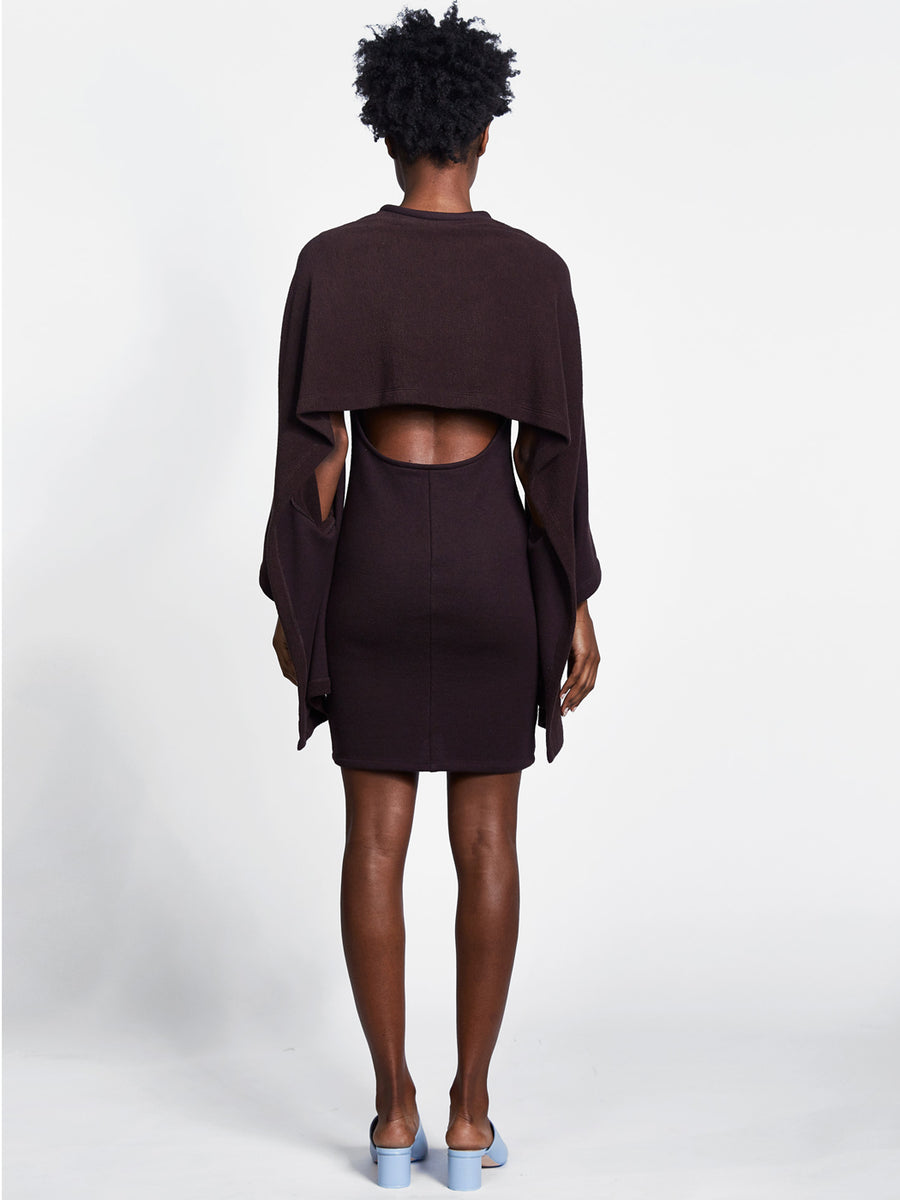 Shawl Sleeve Dress L Shawl Sleeve Dress L