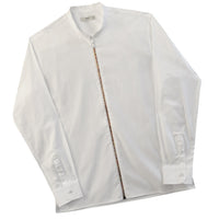 MYNE マイネ　SHORT ZIPPER SHIRT/WHITE MYNE マイネ SHORT ZIPPER SHIRT/WHITE